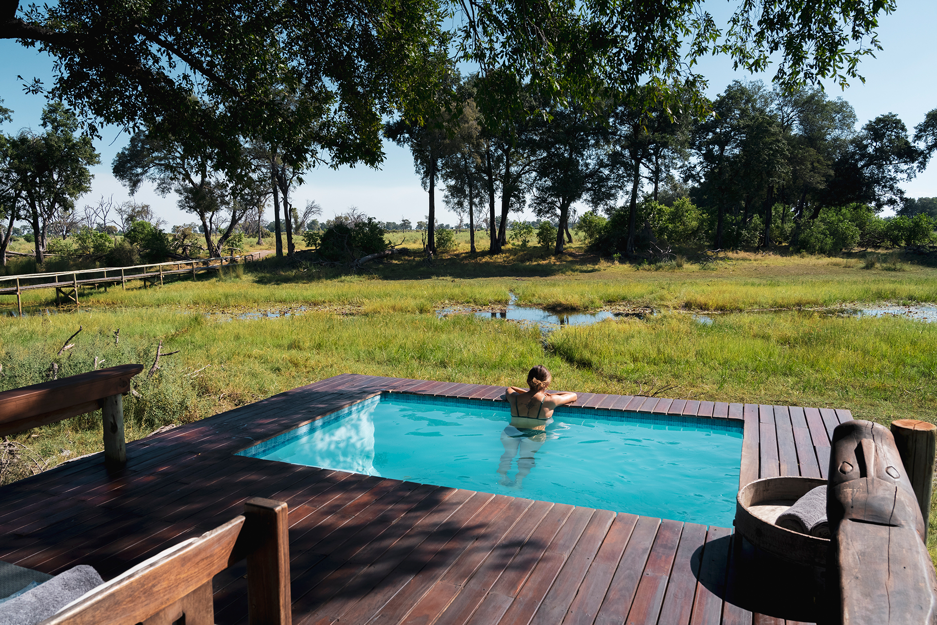 Swimming pool at Duba Explorers Camp