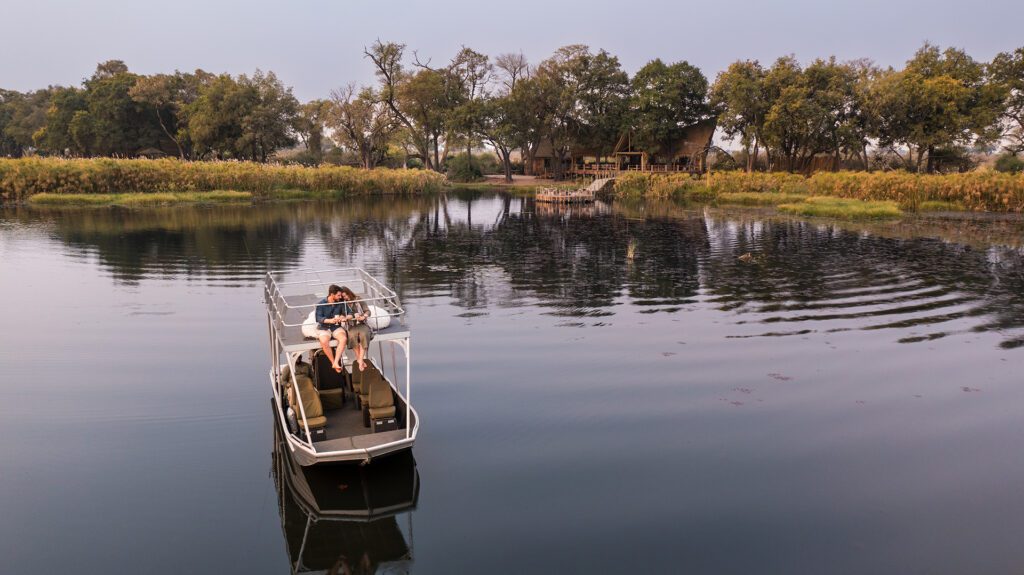 Great Plains Sitatunga Private Island romantic champagne cruise